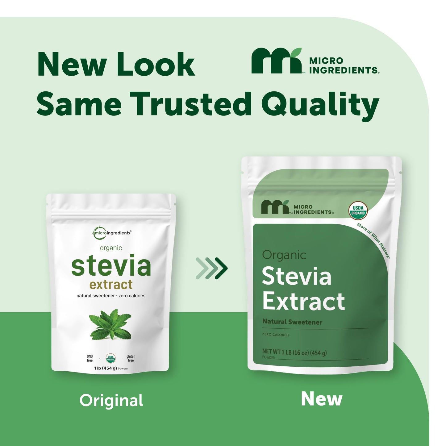 Micro Ingredients Pure Organic Stevia Extract Powder 16 oz