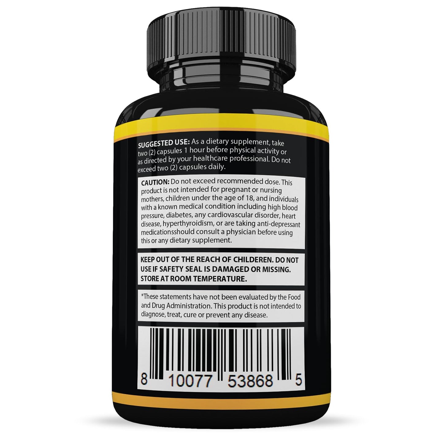 Justified Laboratories Sizegenix Men’s Health Supplement 1484mg 120 Capsules