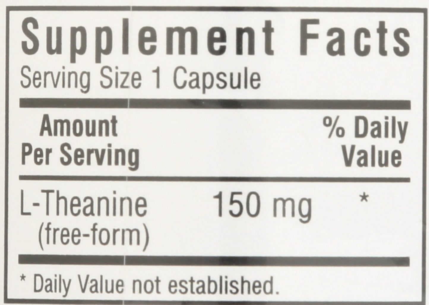 BlueBonnet L-Theanine 200 mg Capsule, 30 Count