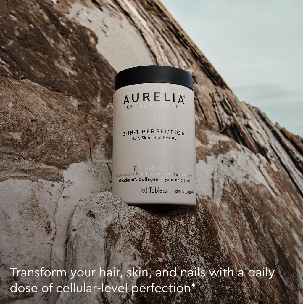 AURELIA 3-in-1 Perfection Advanced Cellular Anti-Aging Supplement Tablet, 60 Tablets