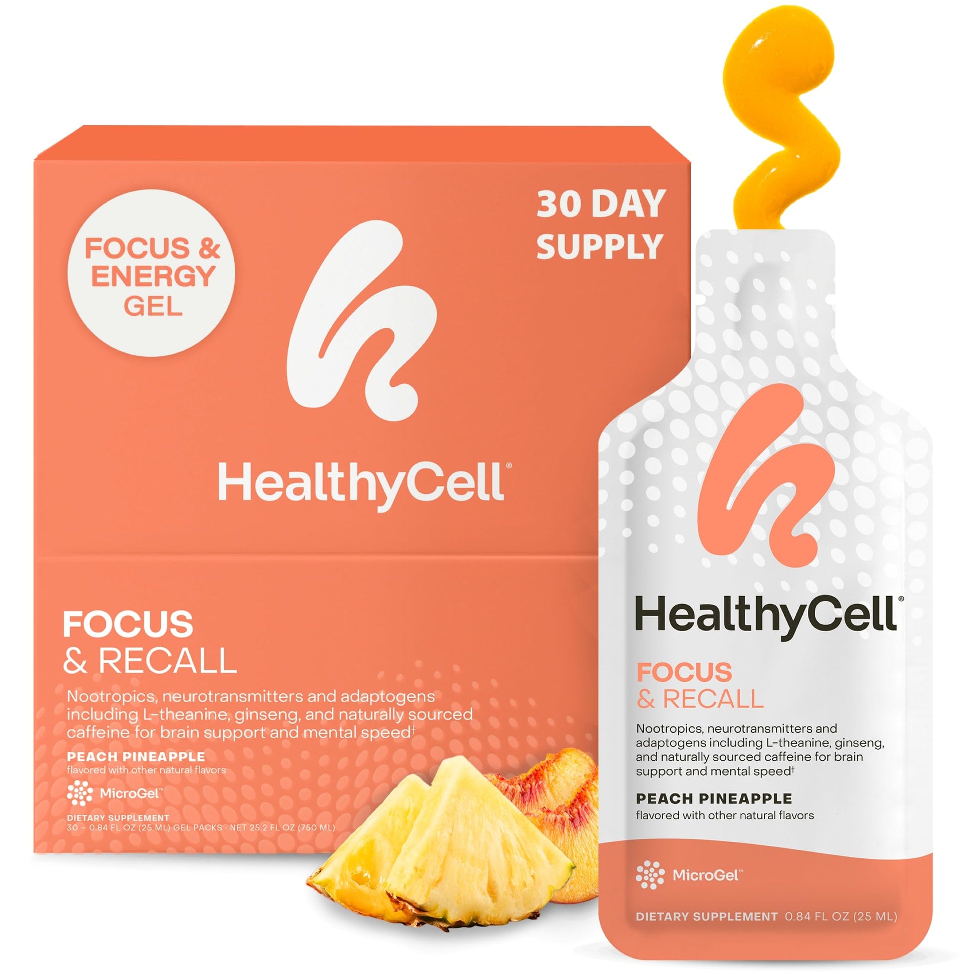 Healthycell Focus & Recall Softgels 30