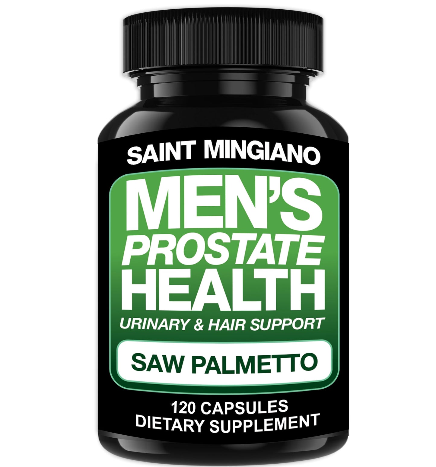 Saint Mingiano Men's Prostate Health Supplement Capsules 120 Count