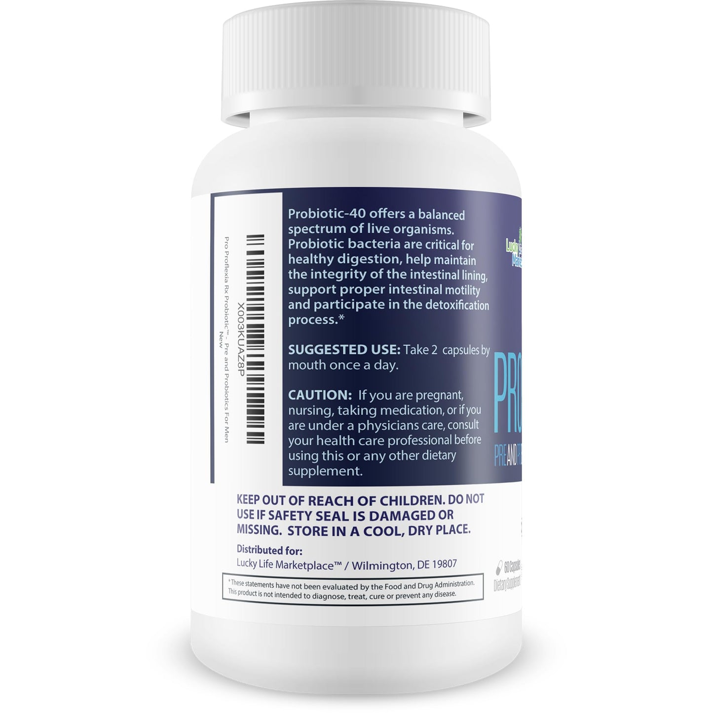 Generic Probiotic Proflexia Rx Male Formula Capsule, 1 Count