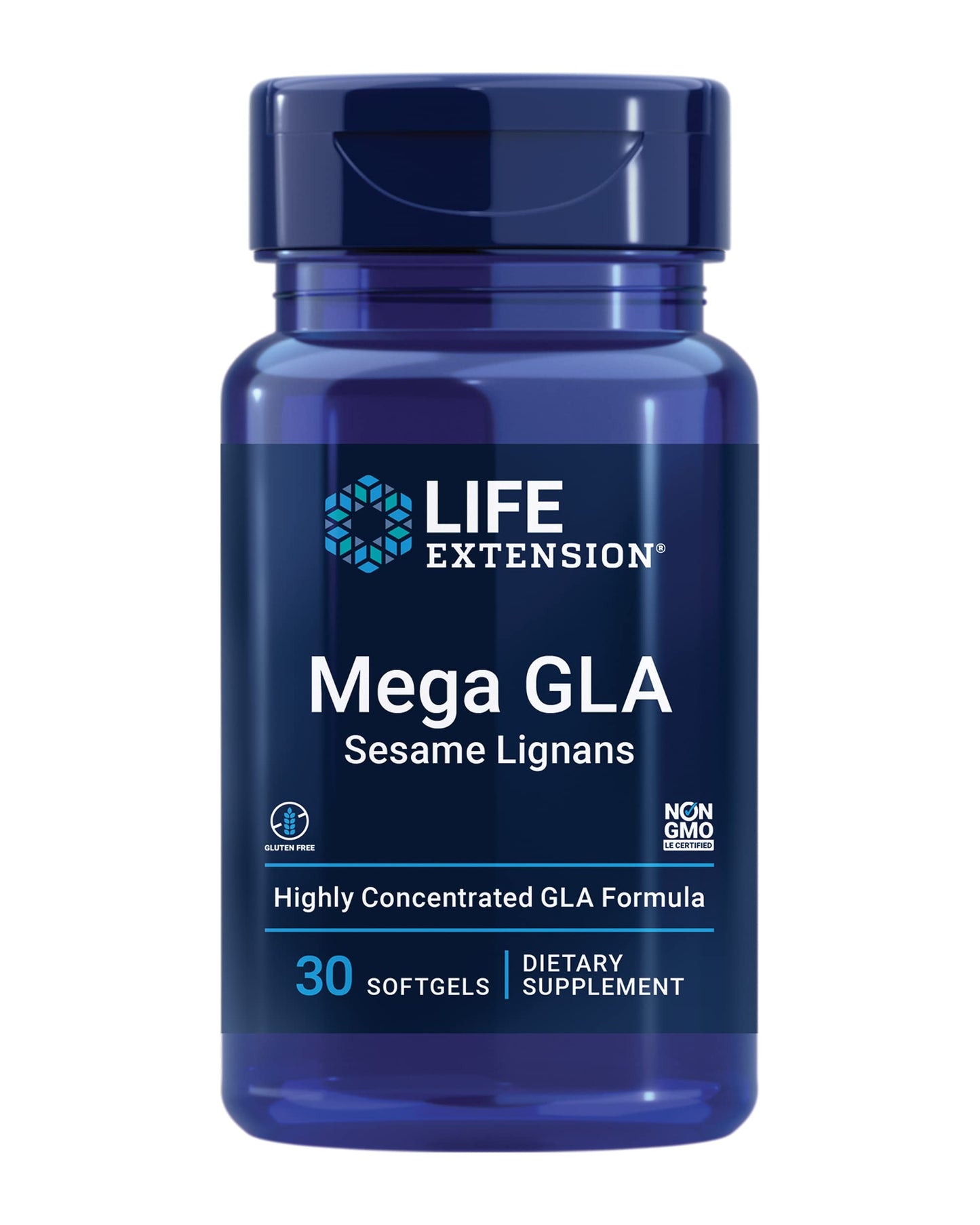 Life Extension Mega GLA Sesame Lignans Softgels 30 Count