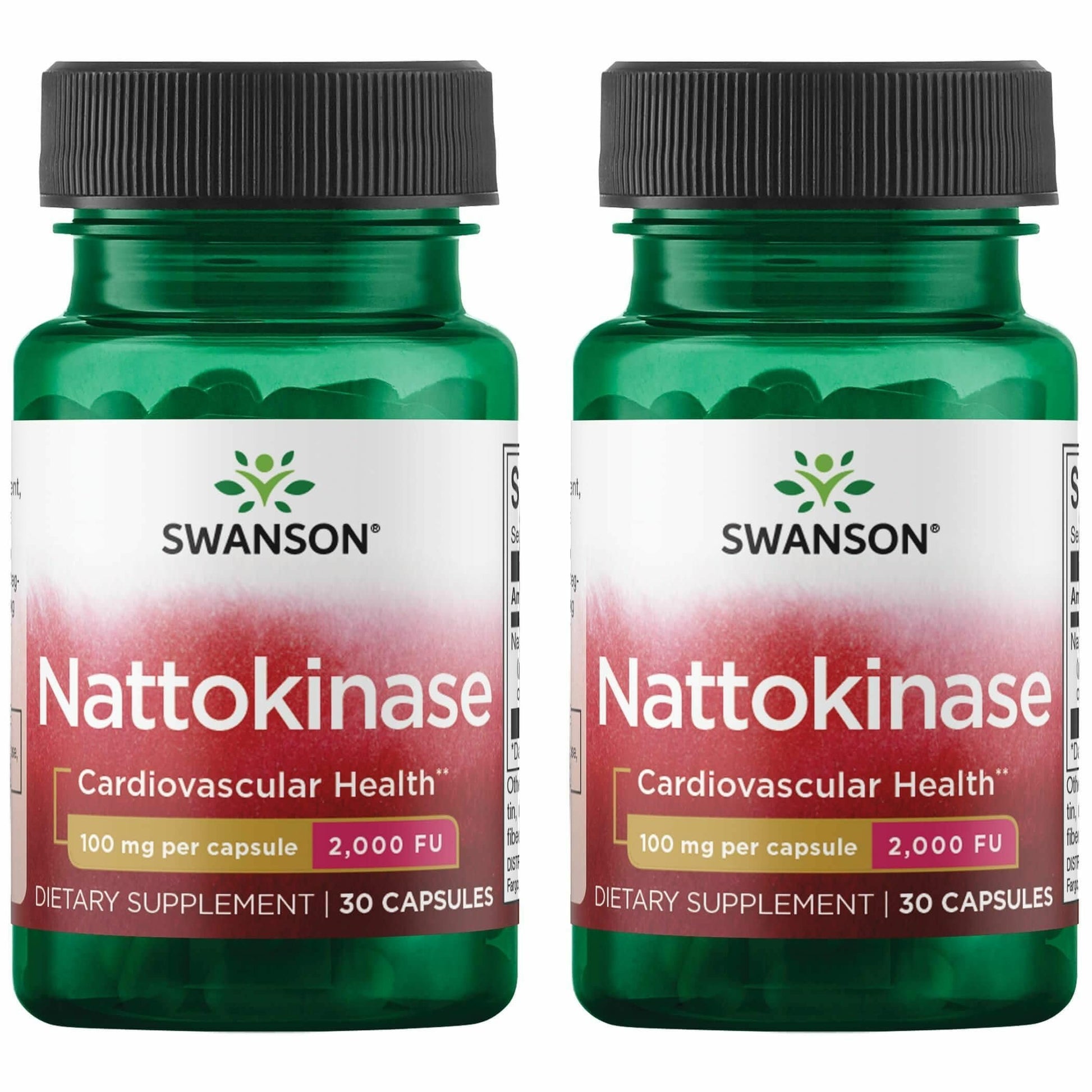 Swanson Nattokinase 2000 Fibrinolytic Units 100 mg Capsules, 60 Count