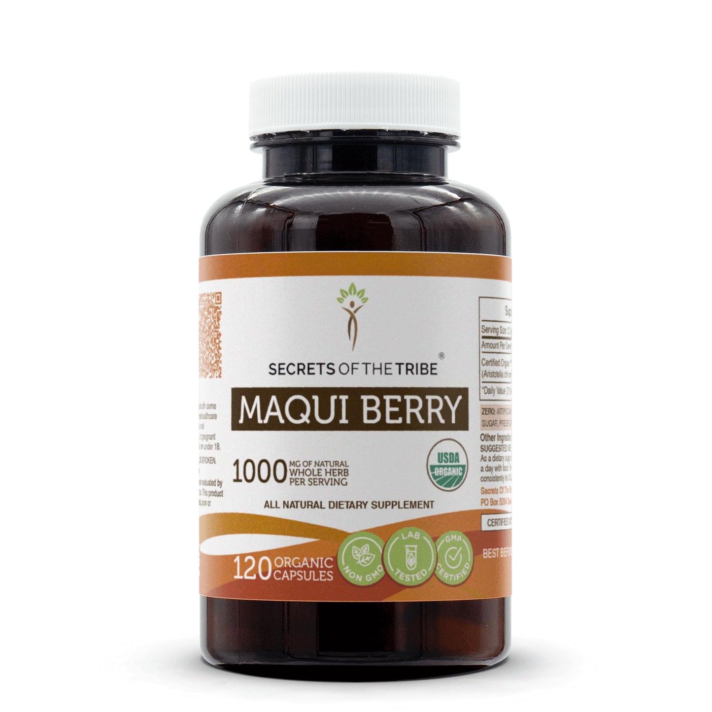 Secrets of the Tribe Maqui Berry Capsules 120 Count