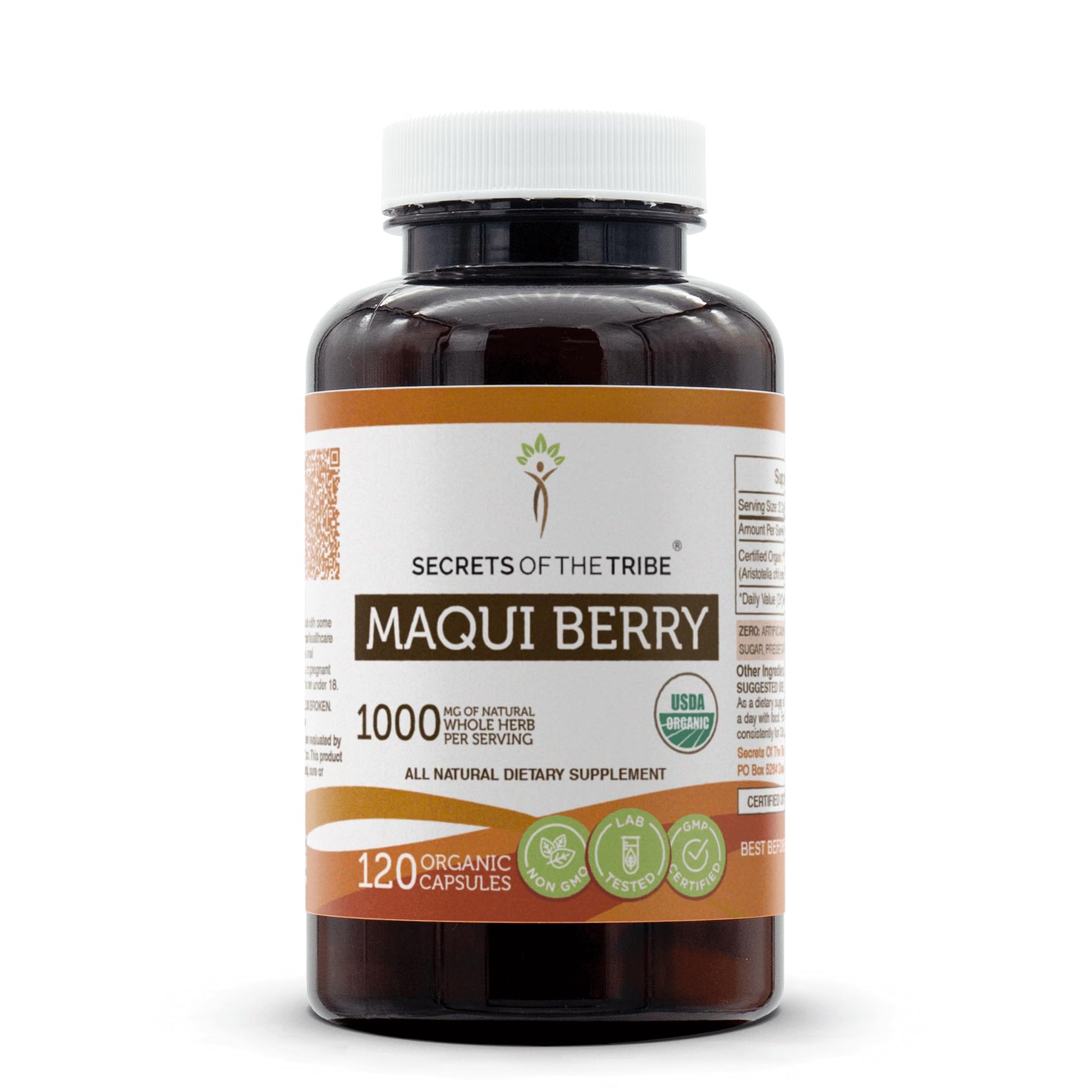 Secrets of the Tribe Maqui Berry Capsules 120 Count