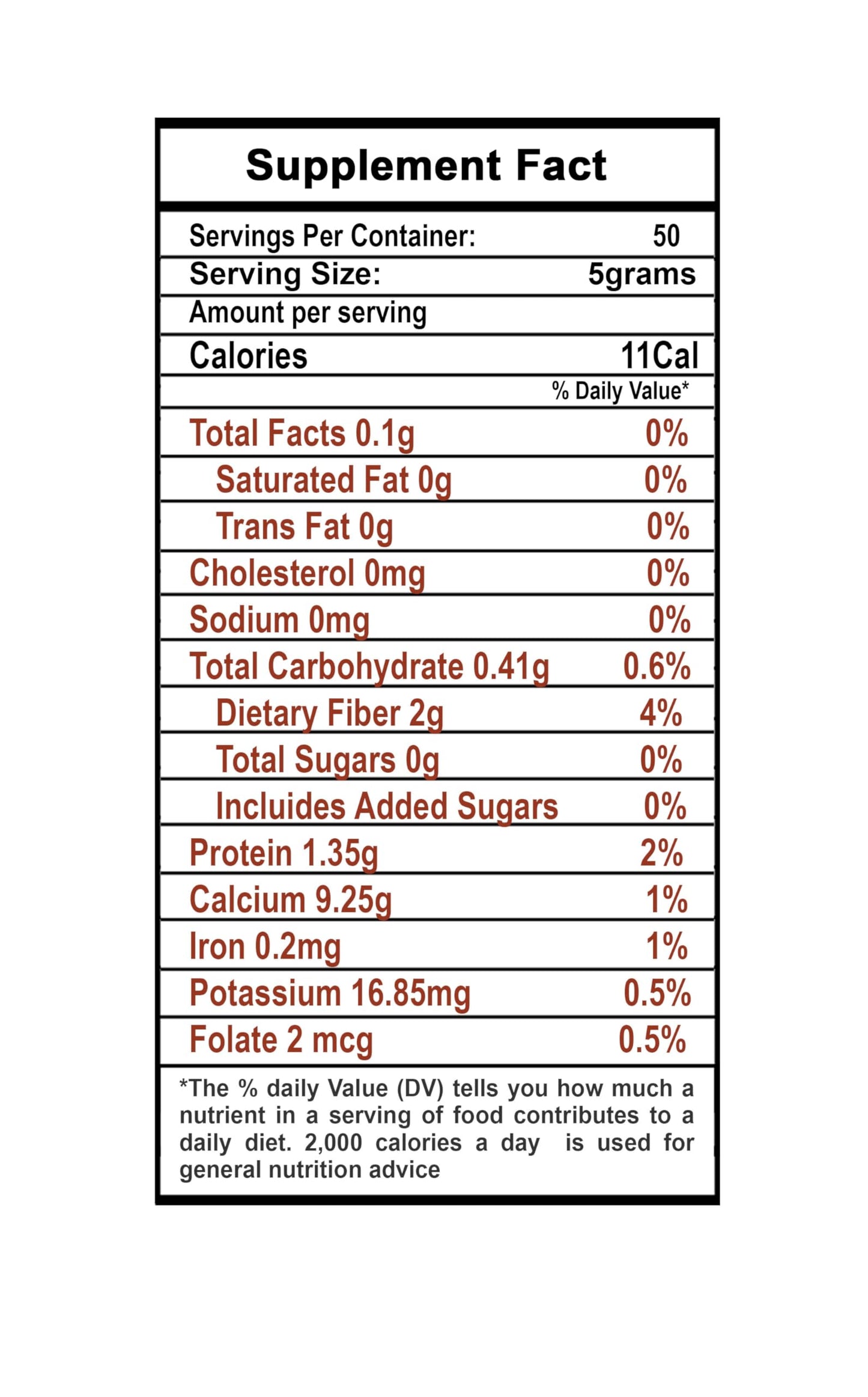 KJC Nutra Moringa Oleifera Leaf Powder 17.6 oz