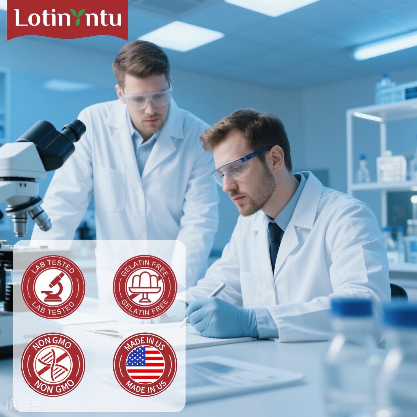LotinYntu Liposomal NMN NMNH 1500mg Gummies, 120 Count