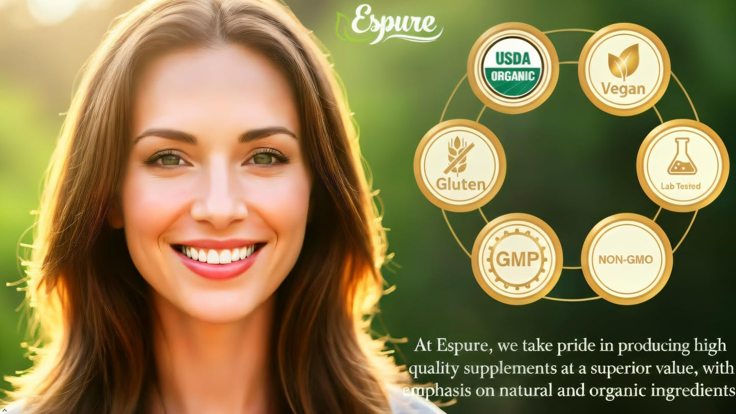 Espure Organic Lion's Mane Capsules 60 Count