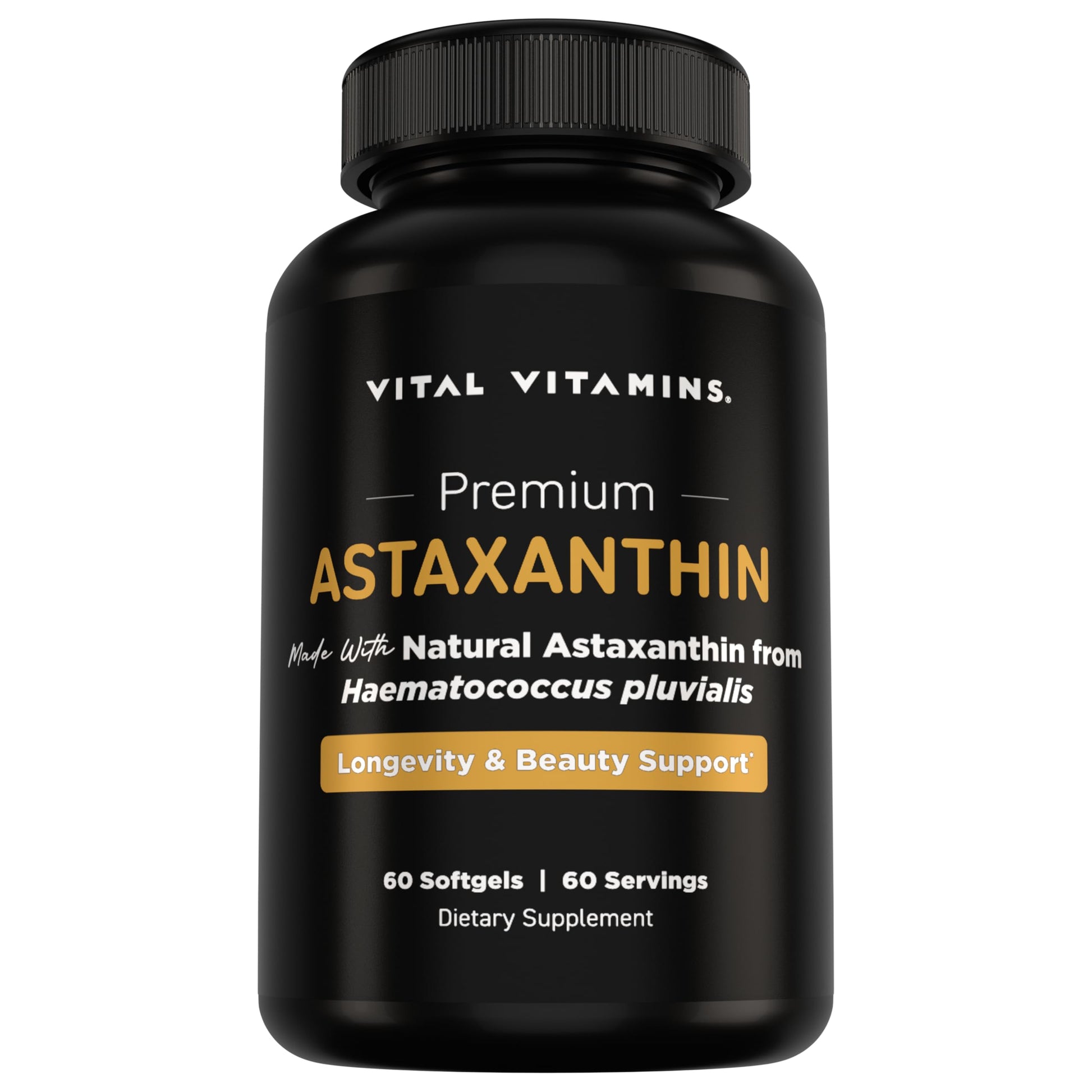 Vital Vitamins Astaxanthin 12mg Softgels, 60 Count