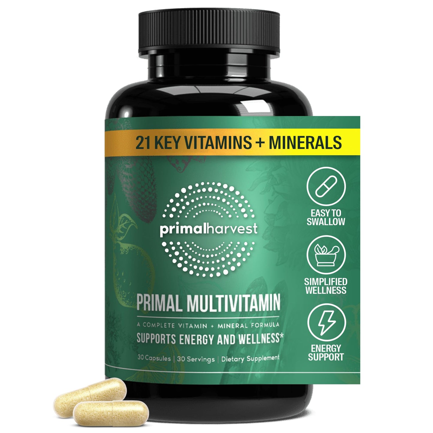 Primal Harvest Primal Multivitamin Capsule 30 Count