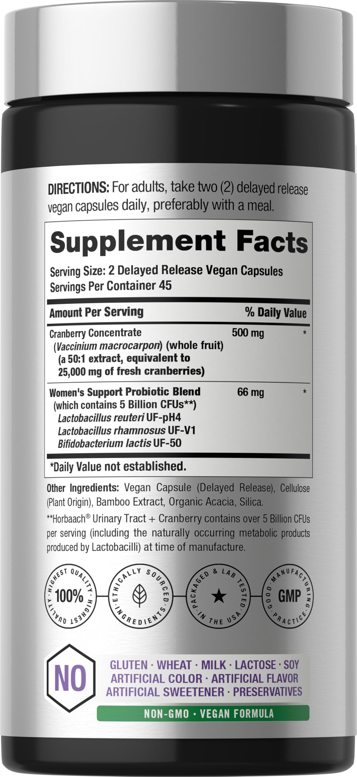 Horbäach Urinary Tract Health for Women Capsules 90 Count
