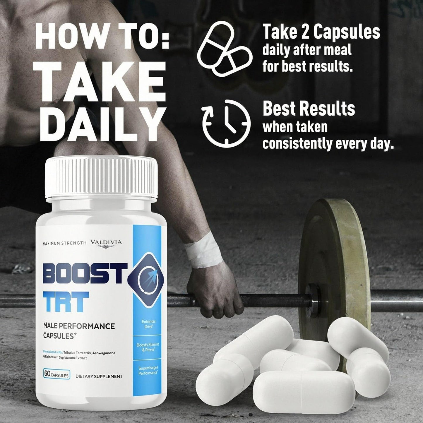KYFLAG BoostTRT Maximum Strength Capsules 12 Count