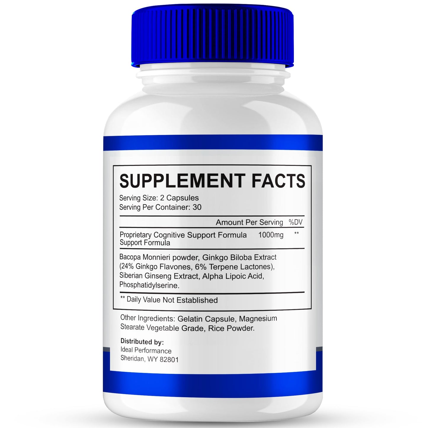 IDEAL PERFORMANCE Neuro Clean Capsules 300 Capsules