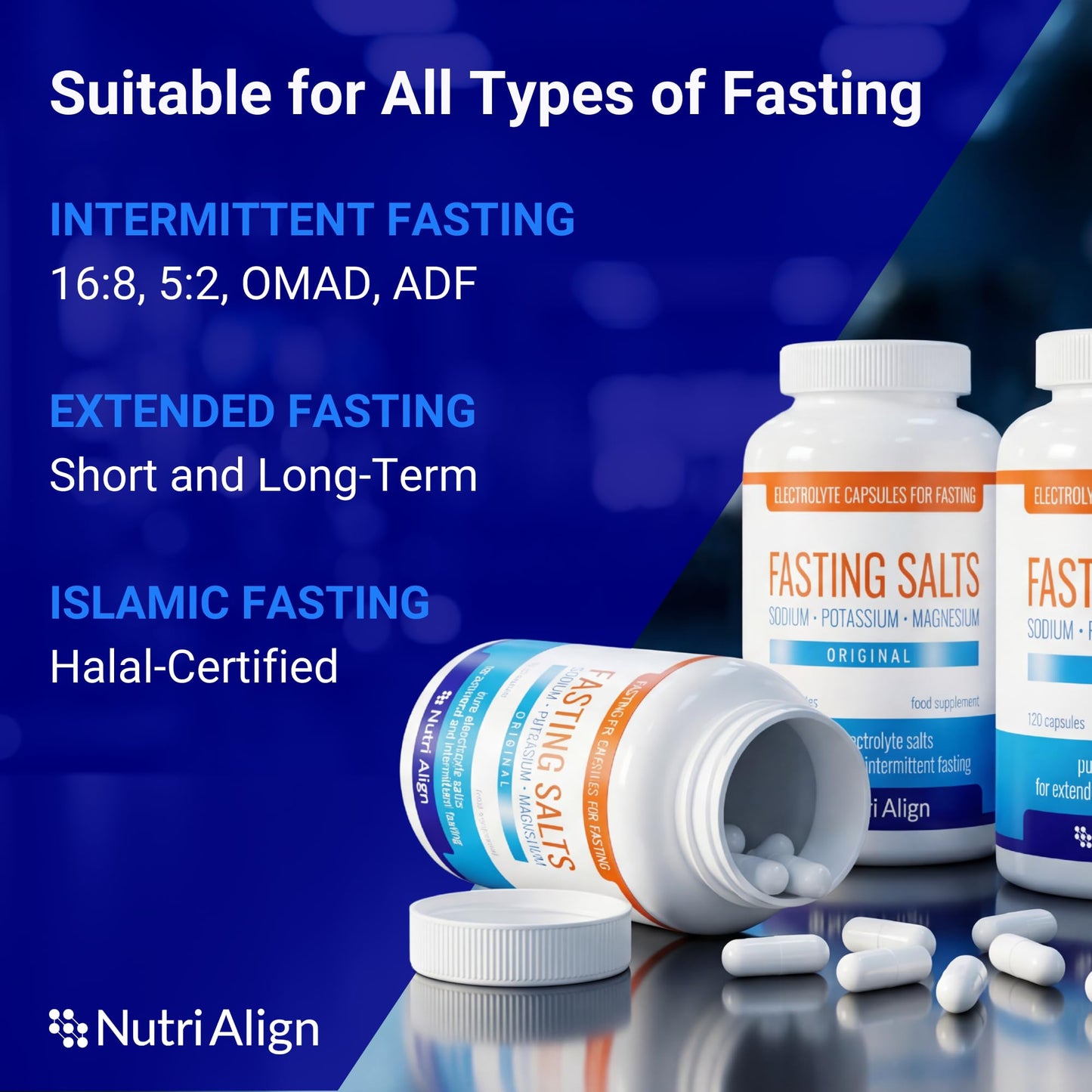 Nutri-Align Fasting Salts Electrolytes Original Capsule 120