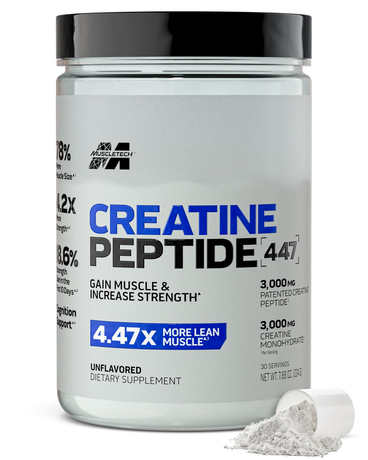 MuscleTech Creatine Peptide Powder 7.88 Ounce