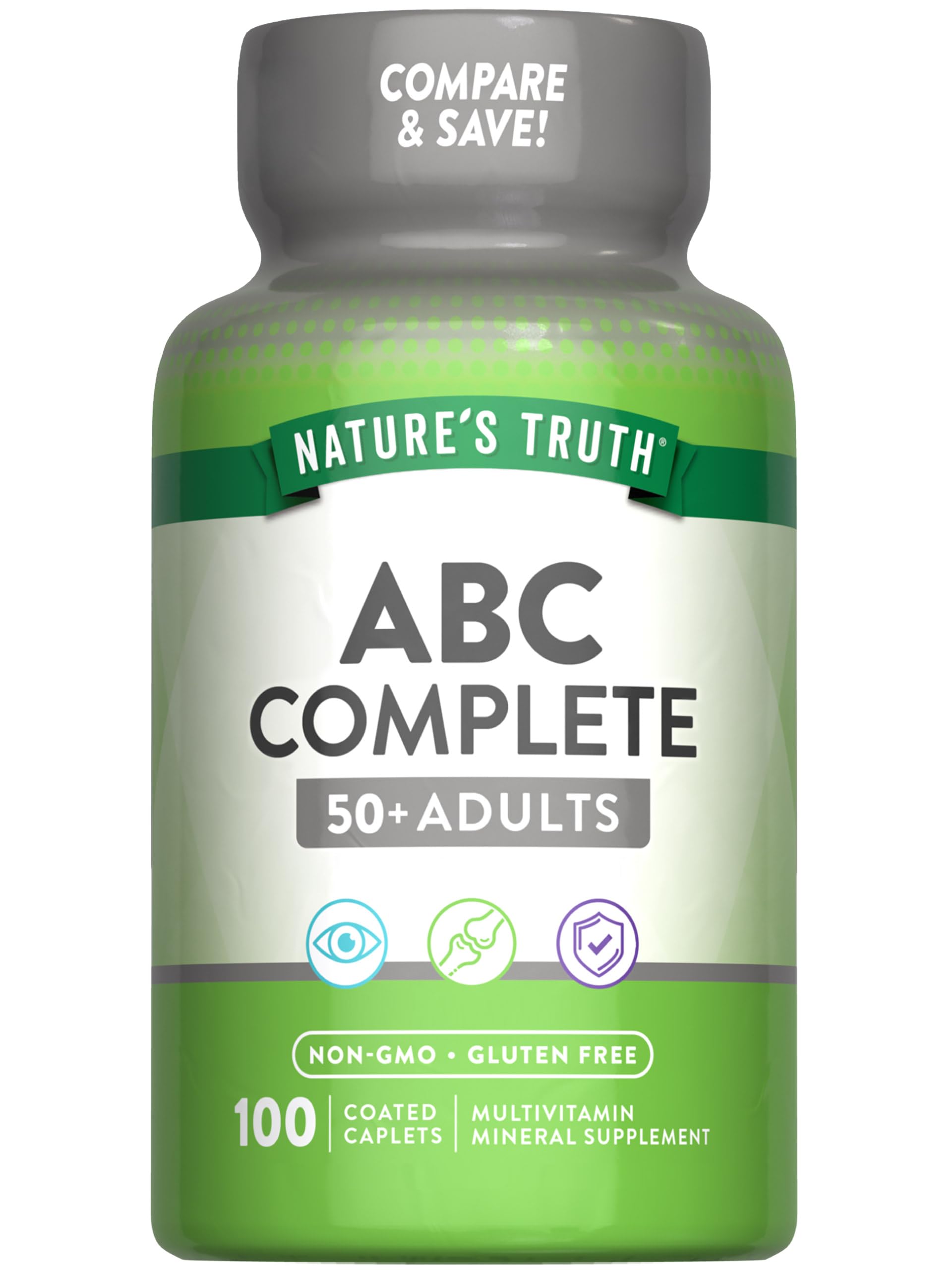 Nature's Truth Multivitamin for Adults 50+ Tablet, 4 Count
