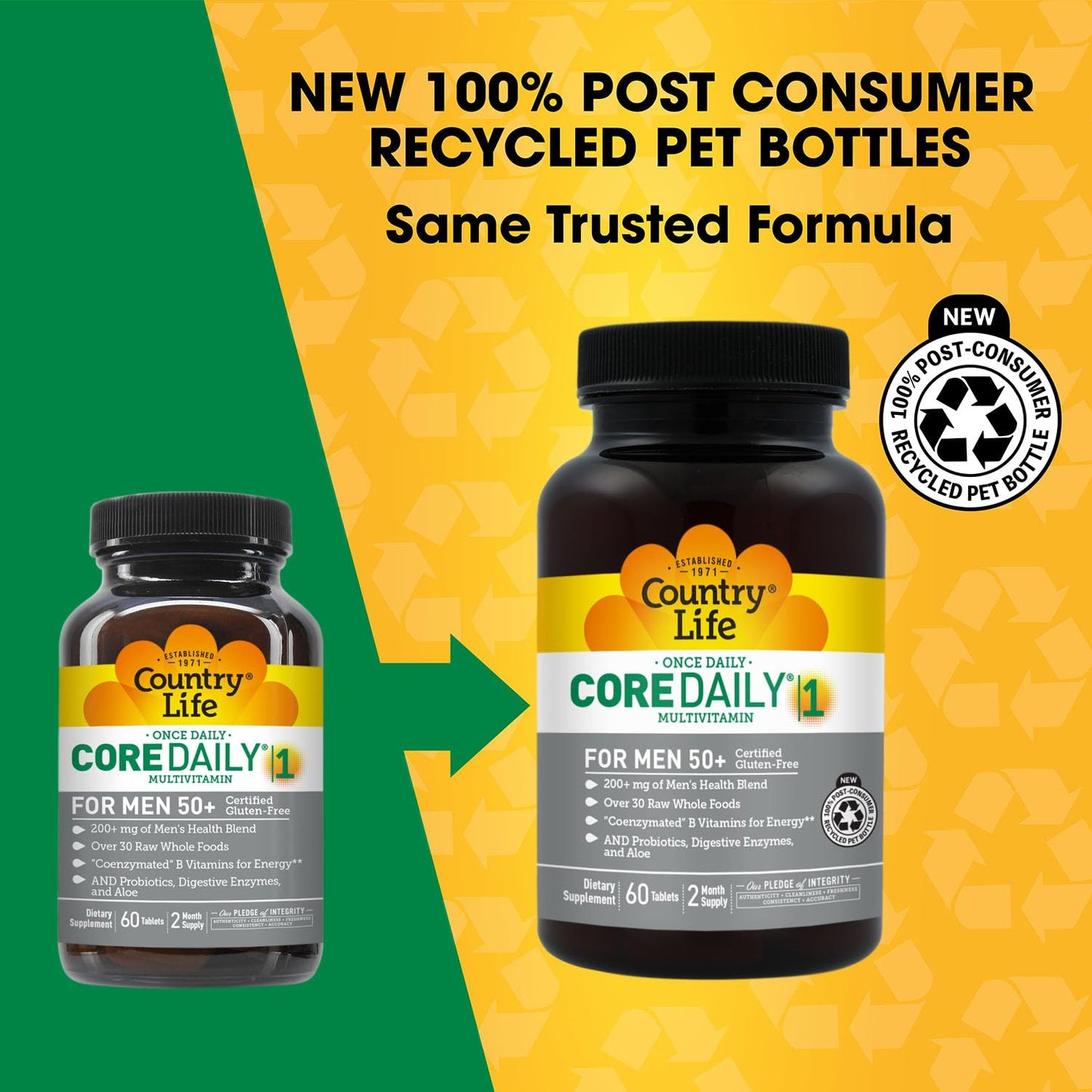 Country Life CORE Daily-1 Multivitamin for Men 50+ Tablet 60