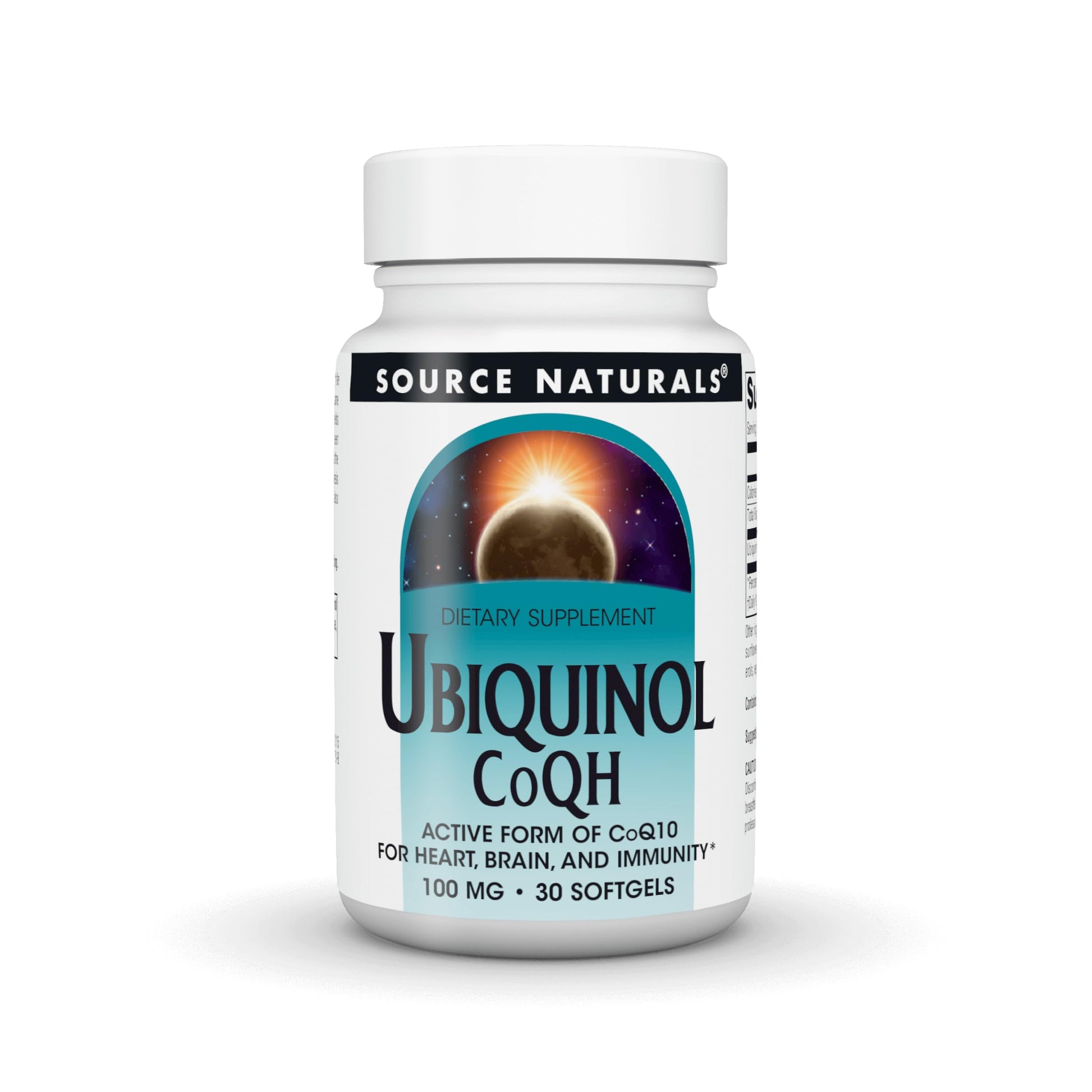 Source Naturals Ubiquinol CoQH 100mg Softgels, 30 Count
