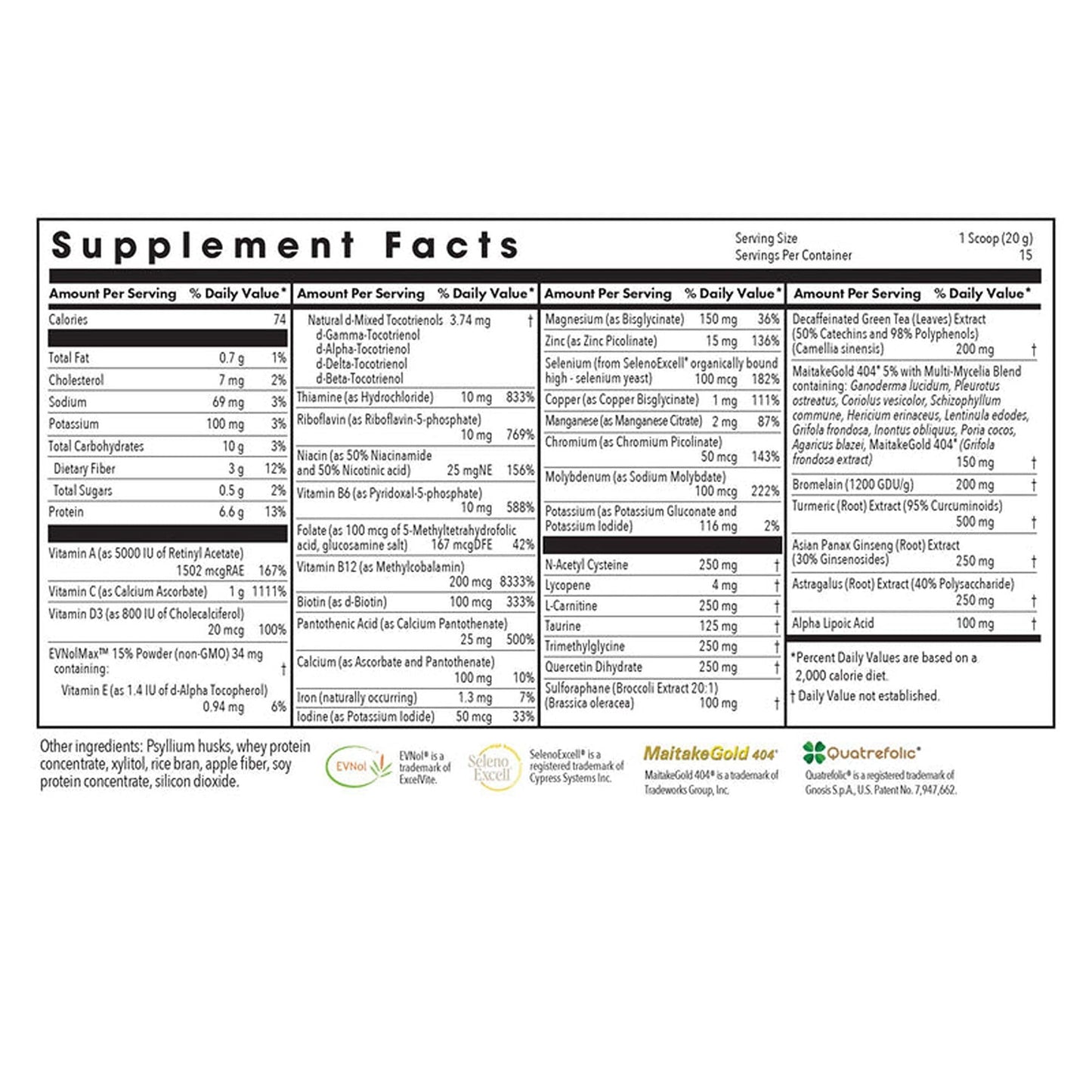 Allergy Research Group Wholly Immune Powder - Total Immune Nutrient Support 10.6 Ounce