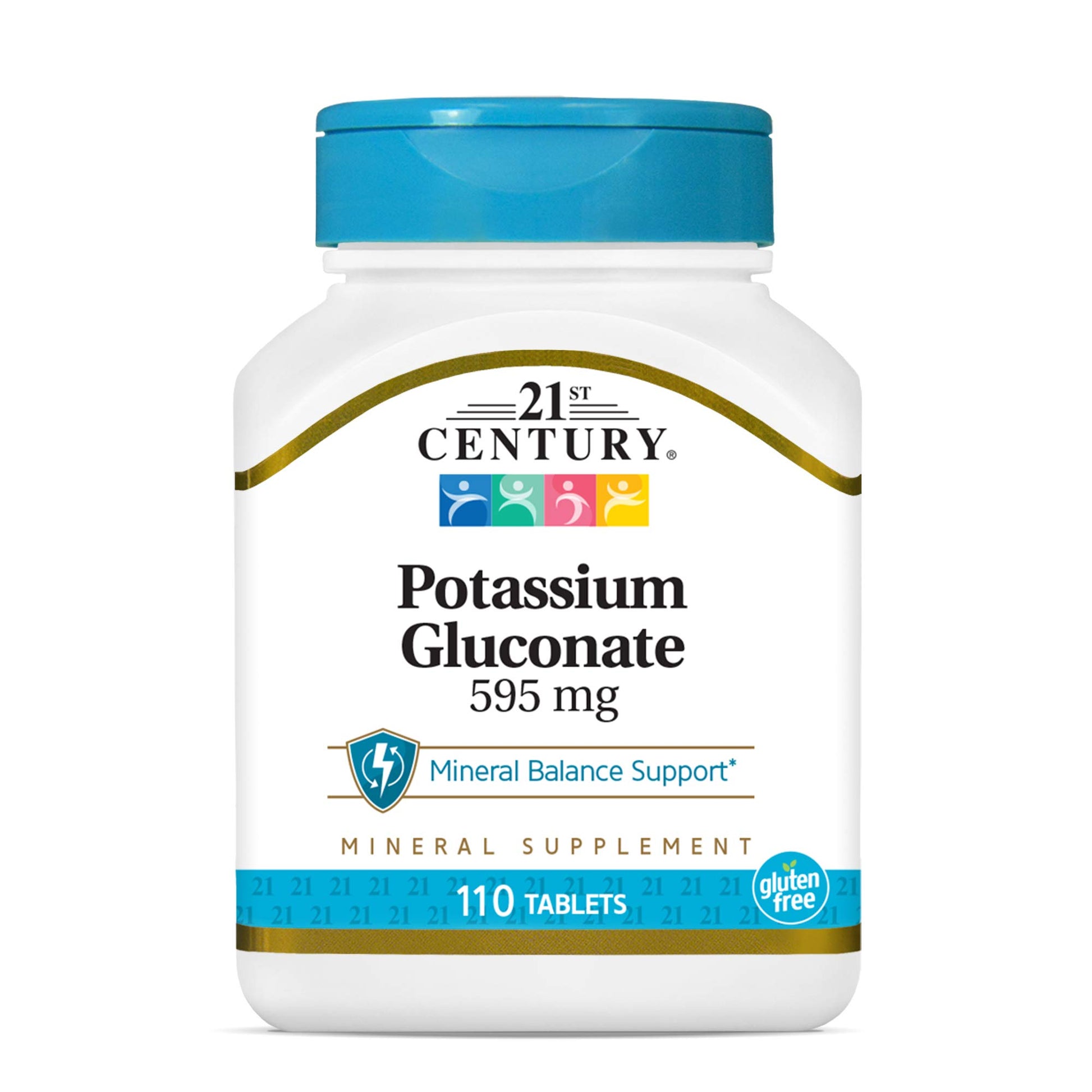 21st Century Potassium Gluconate Tablets, 110 Count