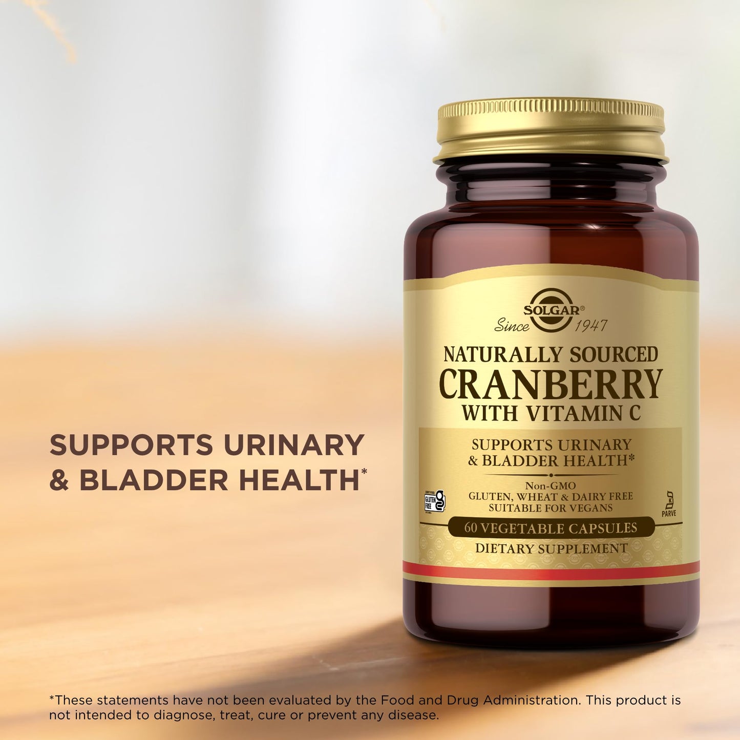 Solgar Cranberry with Vitamin C 60 Vegetable Capsules