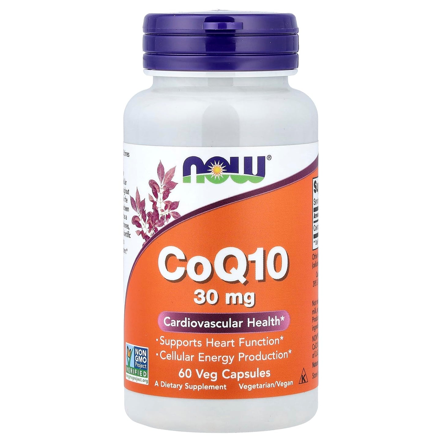 NOW Foods CoQ10 30mg 60 Capsules