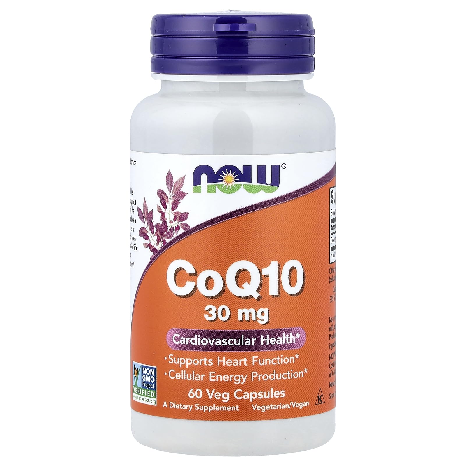NOW Foods CoQ10 30mg 60 Capsules