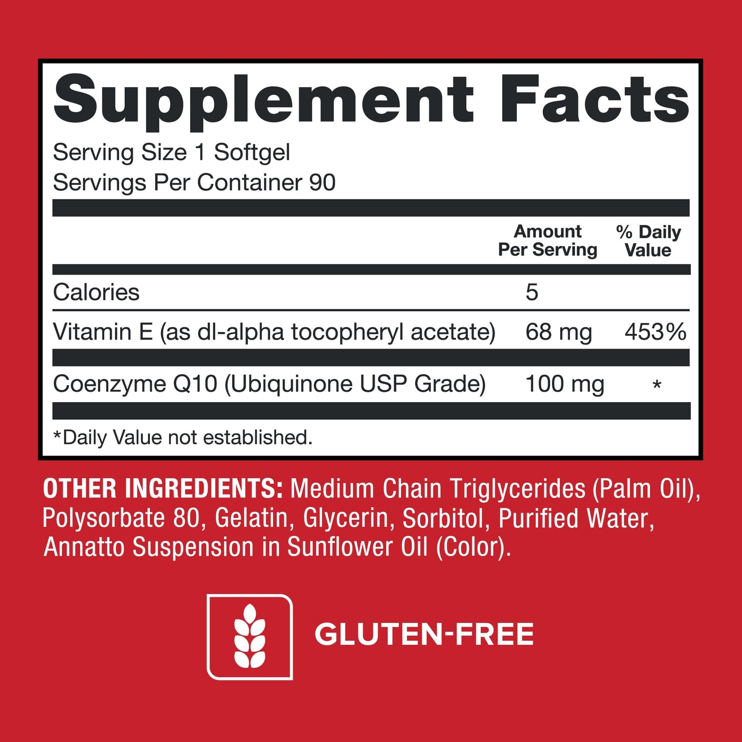 Qunol CoQ10 100mg Softgels, 90 Count