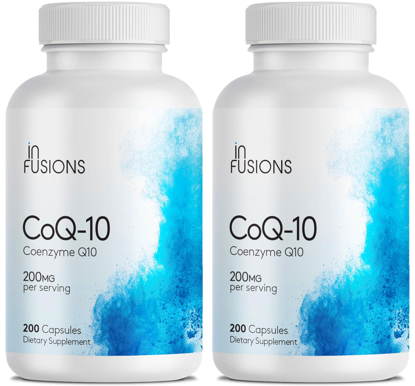 Infusions International Pure CoQ10 200mg Capsules, 200 Count