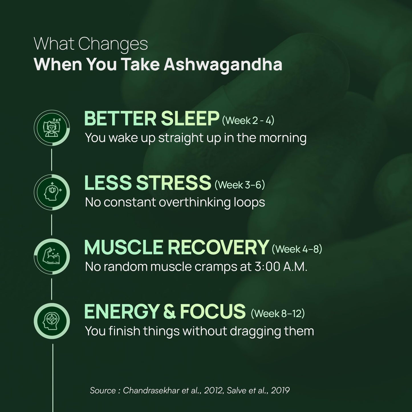 Rasayanam Ashwagandha KSM-66 500mg Capsules, 60 Count