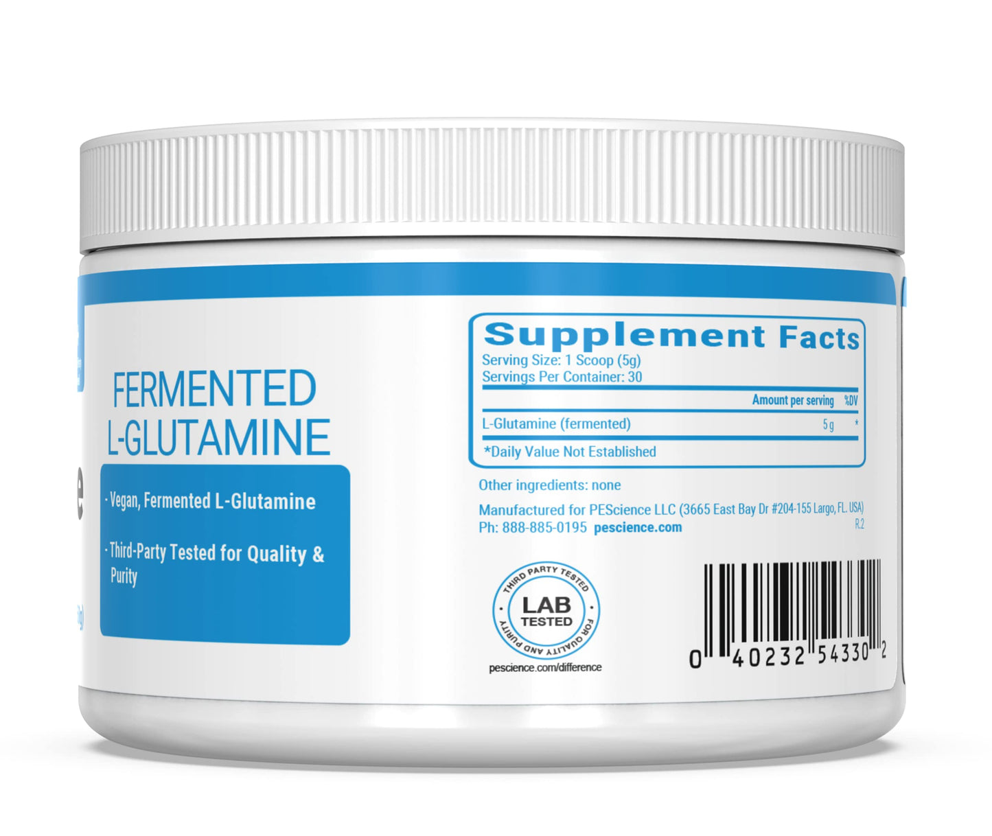 PEScience TruGlutamine Fermented L-Glutamine Powder 12.17 oz
