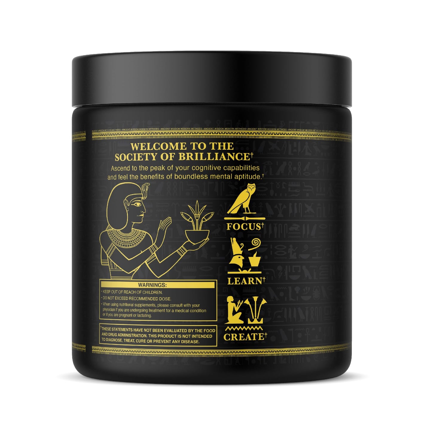 Ambrosia Mental Jewels Nootropic Brain Supplement Powder, 6.35 Ounce