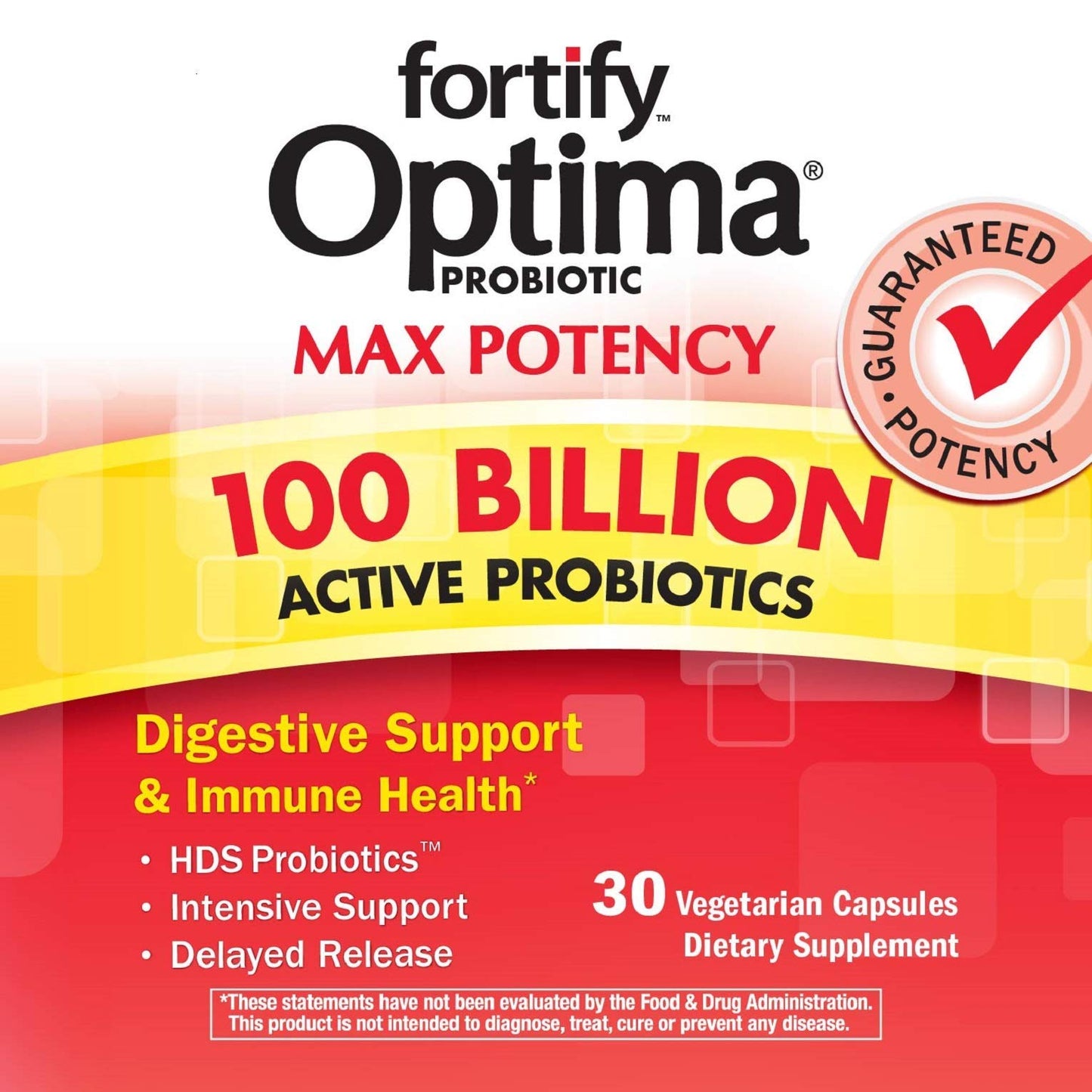 Nature's Way Fortify Optima Daily Probiotic Capsules, 30 Count
