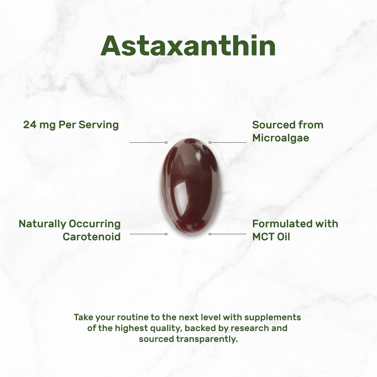 DEAL SUPPLEMENT Astaxanthin 24 mg Per Serving Softgels, 60 Count
