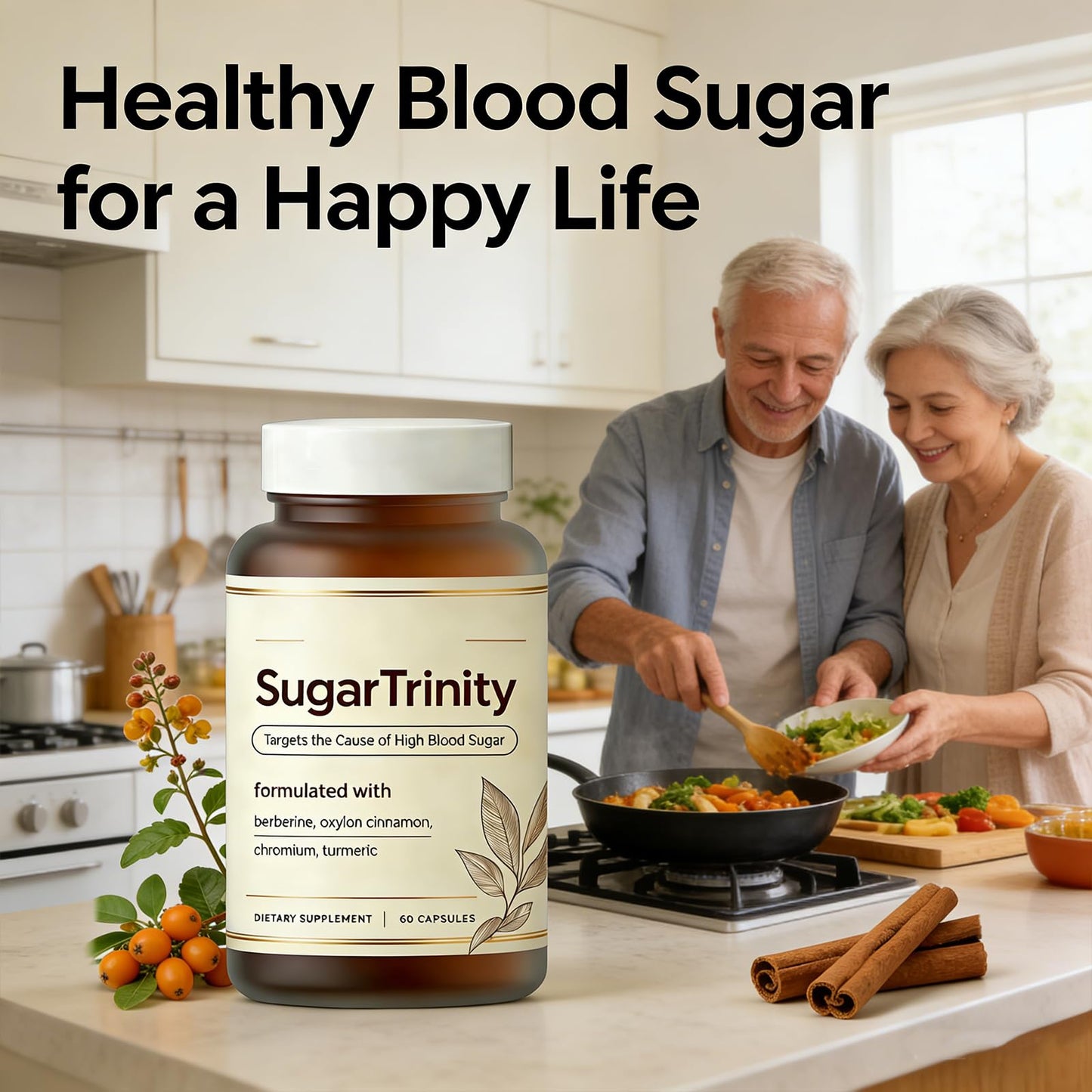 Roreiye SugarTrinity Glucose Support Capsules, 60 Count