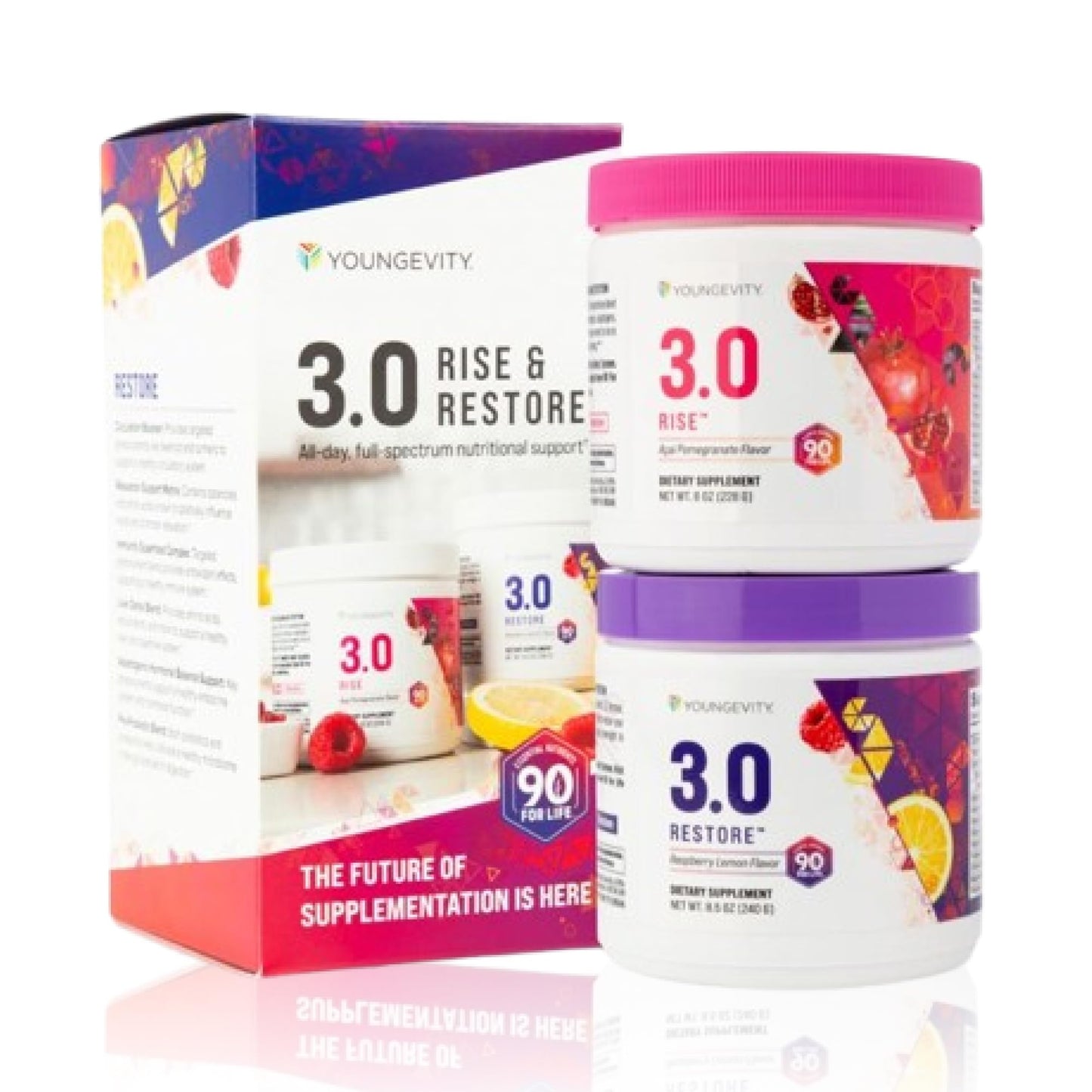 Youngevity Beyond Tangy Tangerine 3.0 Day & Night Supplement Powder 17