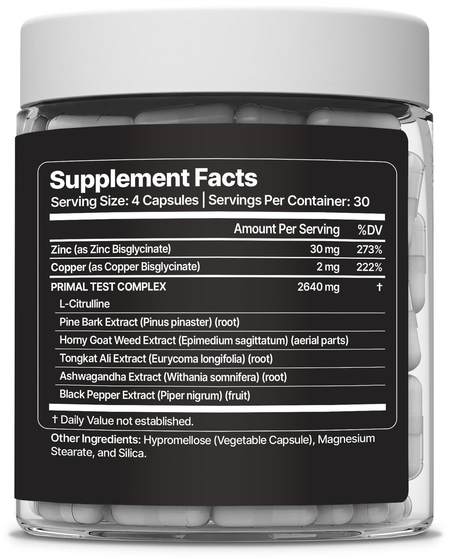 Nevora Labs Primal Testosterone Booster for Men Capsule 120 Capsules