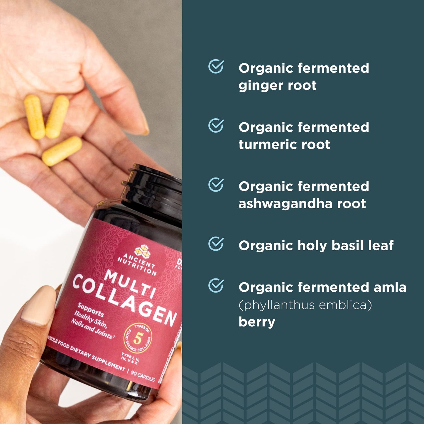 Ancient Nutrition Collagen Peptides Capsules 90 Count