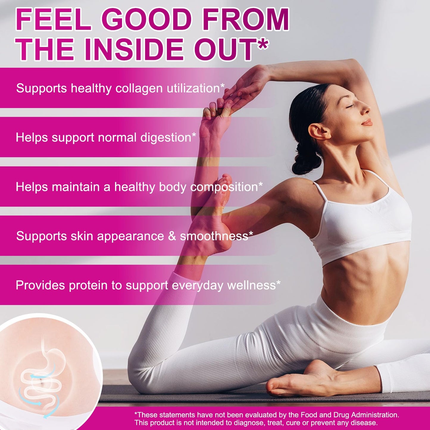 LTQXGT Multi Collagen Peptides Powder, 16 oz