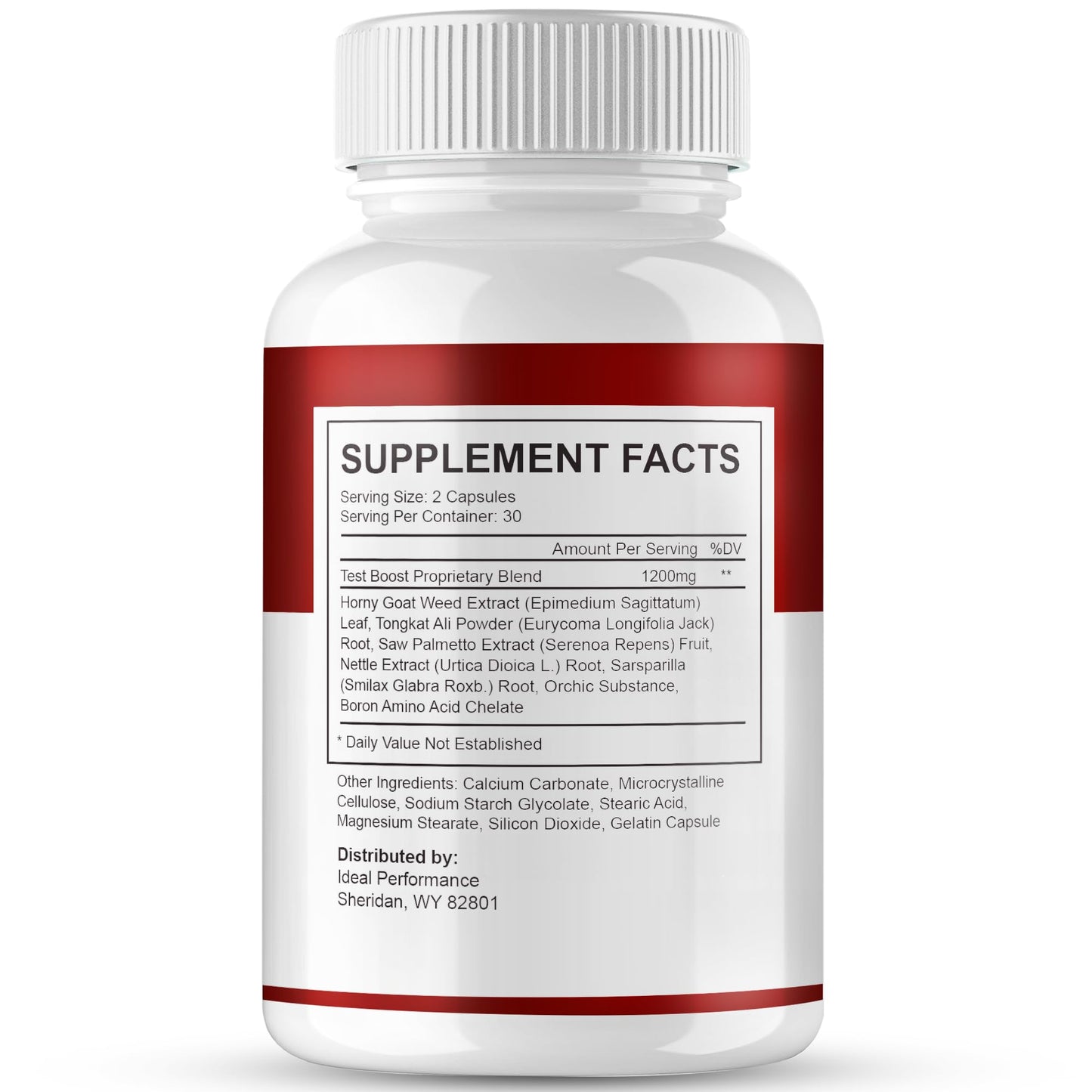 IDEAL PERFORMANCE TestoErect Capsules 60 Count