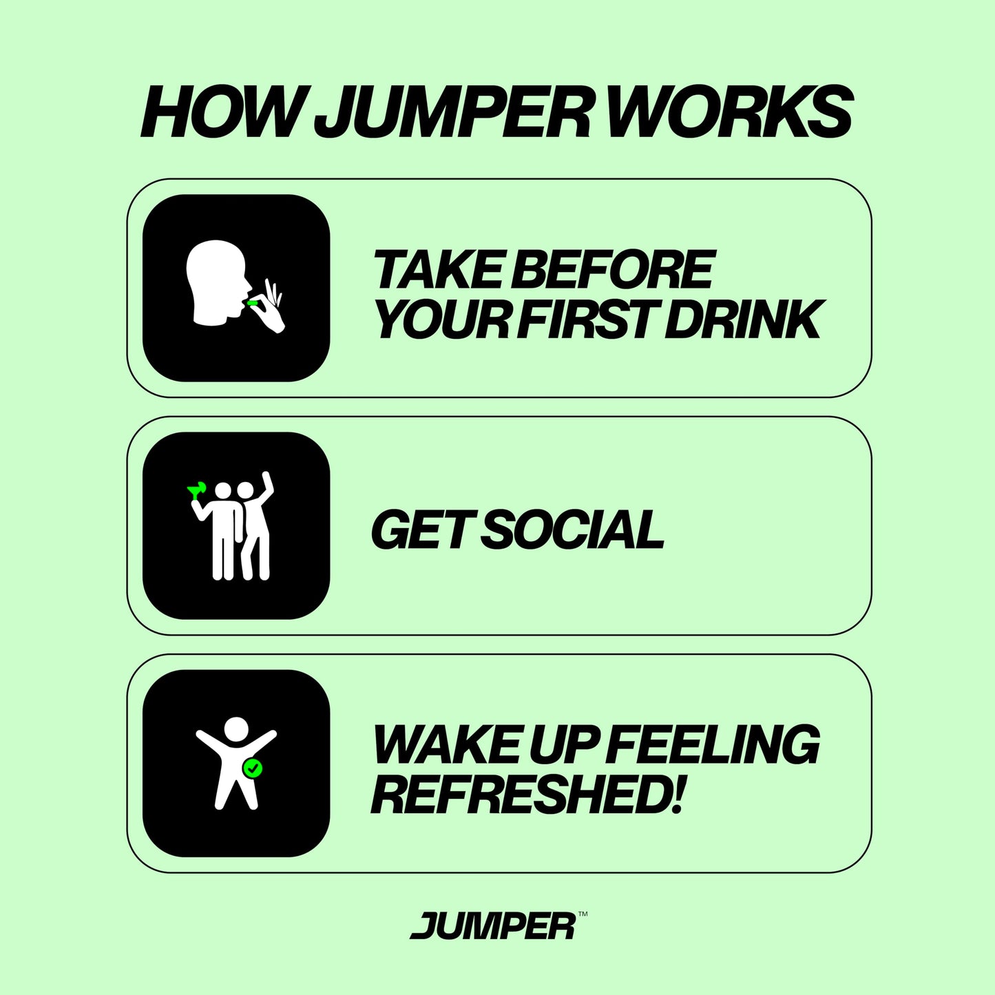RawHarvest JUMPER Hangover Support Wellness Supplement Capsules 6
