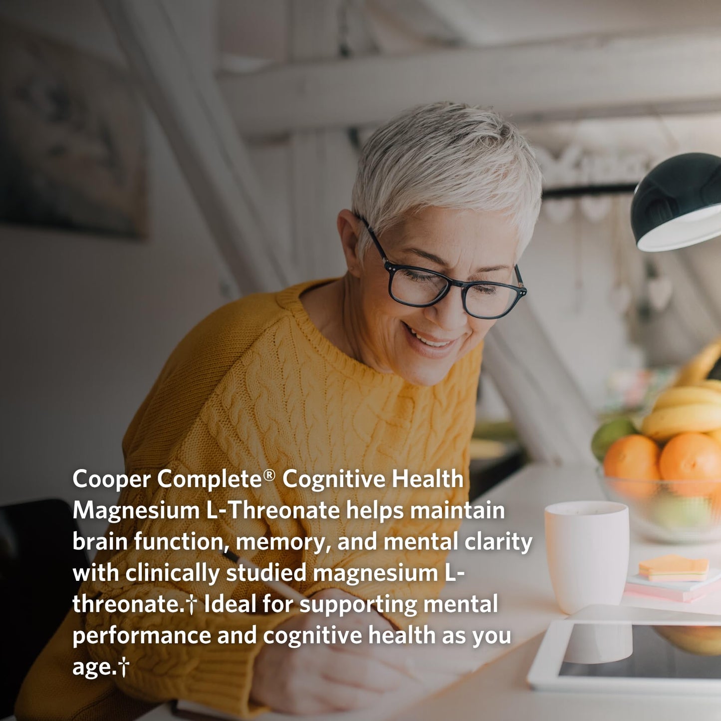 Cooper Complete Magnesium L-Threonate (Magtein) Brain Support 2g, 60 Capsules