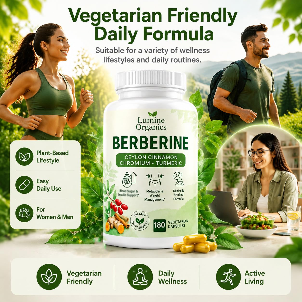 Lumine Organics Berberine Softgel 1 Count