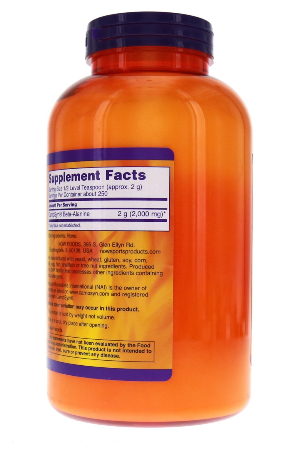 NOW Foods Beta-Alanine Powder 35.2 oz