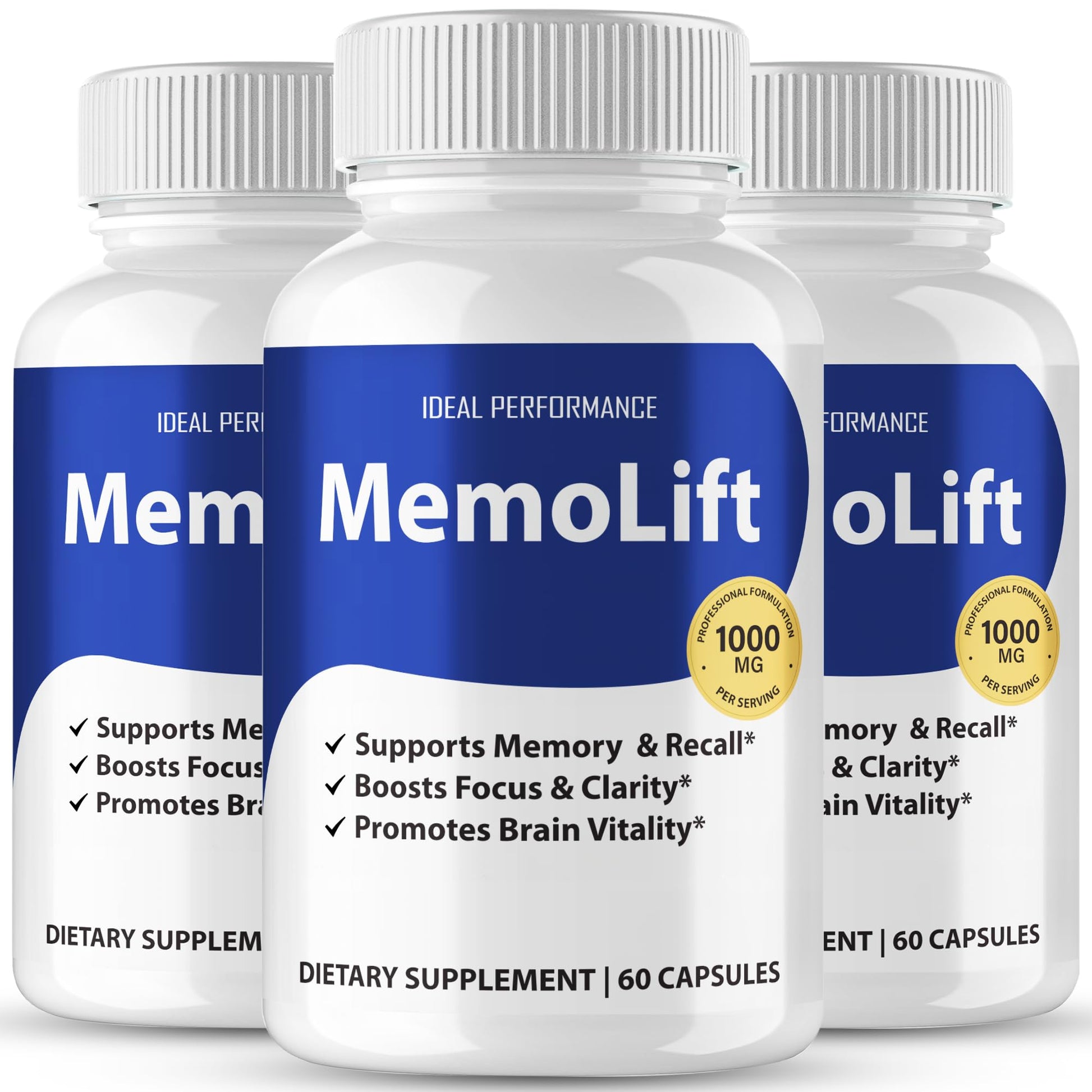Ideal Performance Memolift Capsules 180 Count