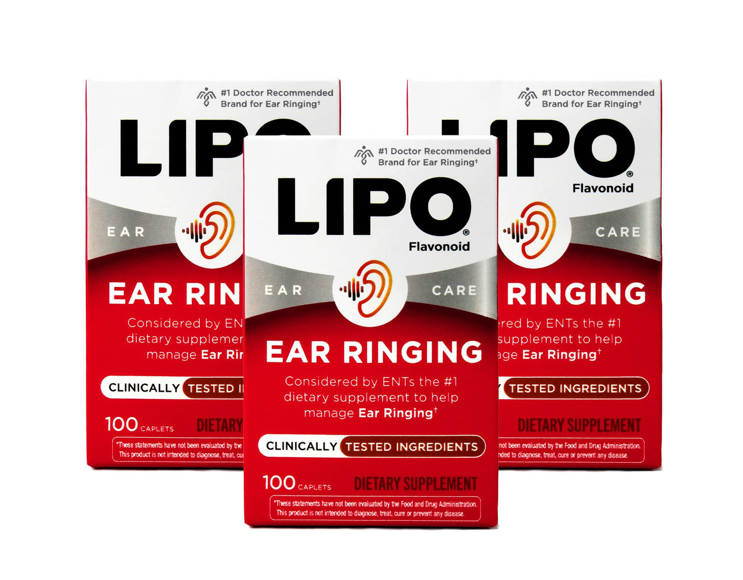 Lipo-Flavonoid Plus Dietary Supplement For Ear Health 300 Caplets