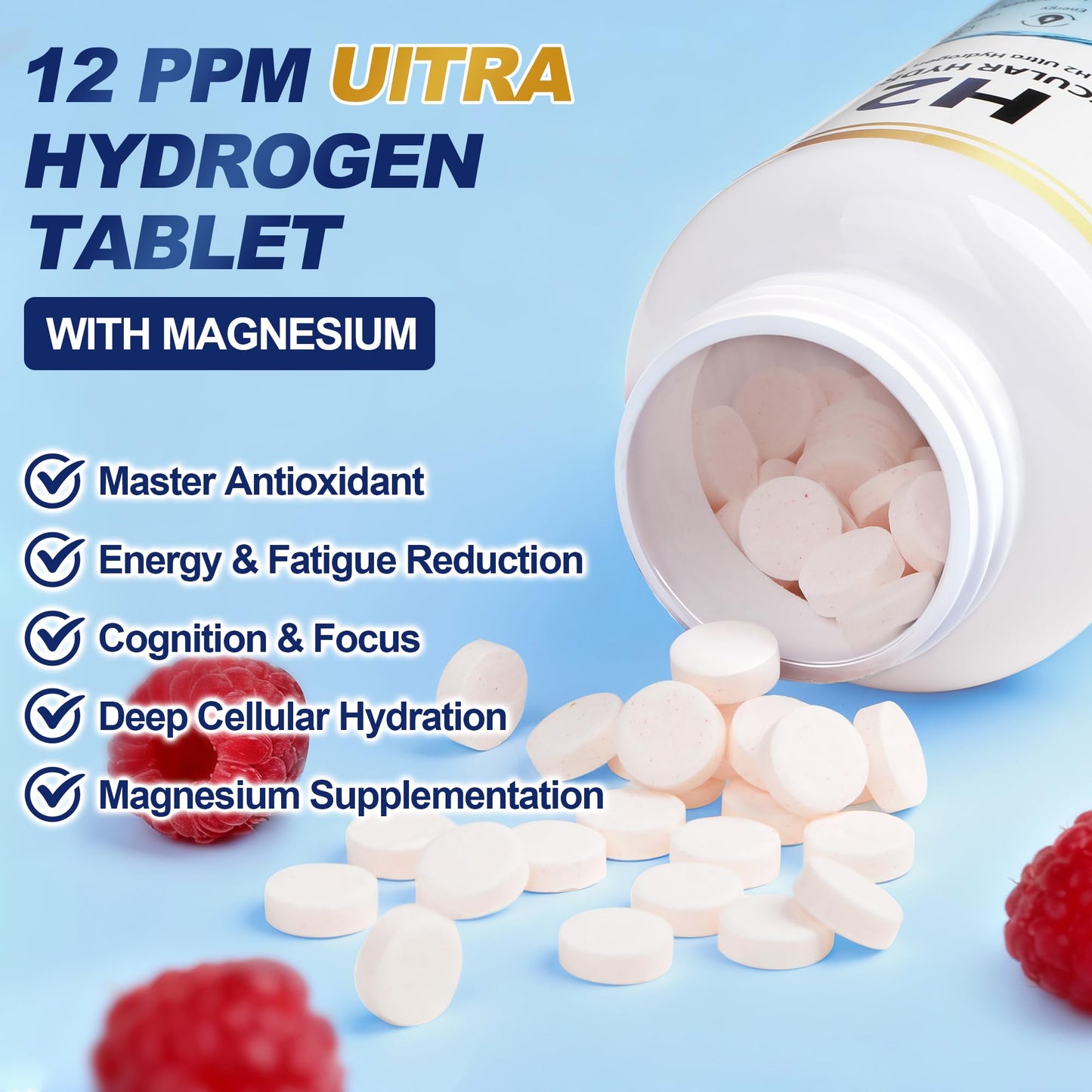 Crobirware Molecular Hydrogen Tablets 120 Count