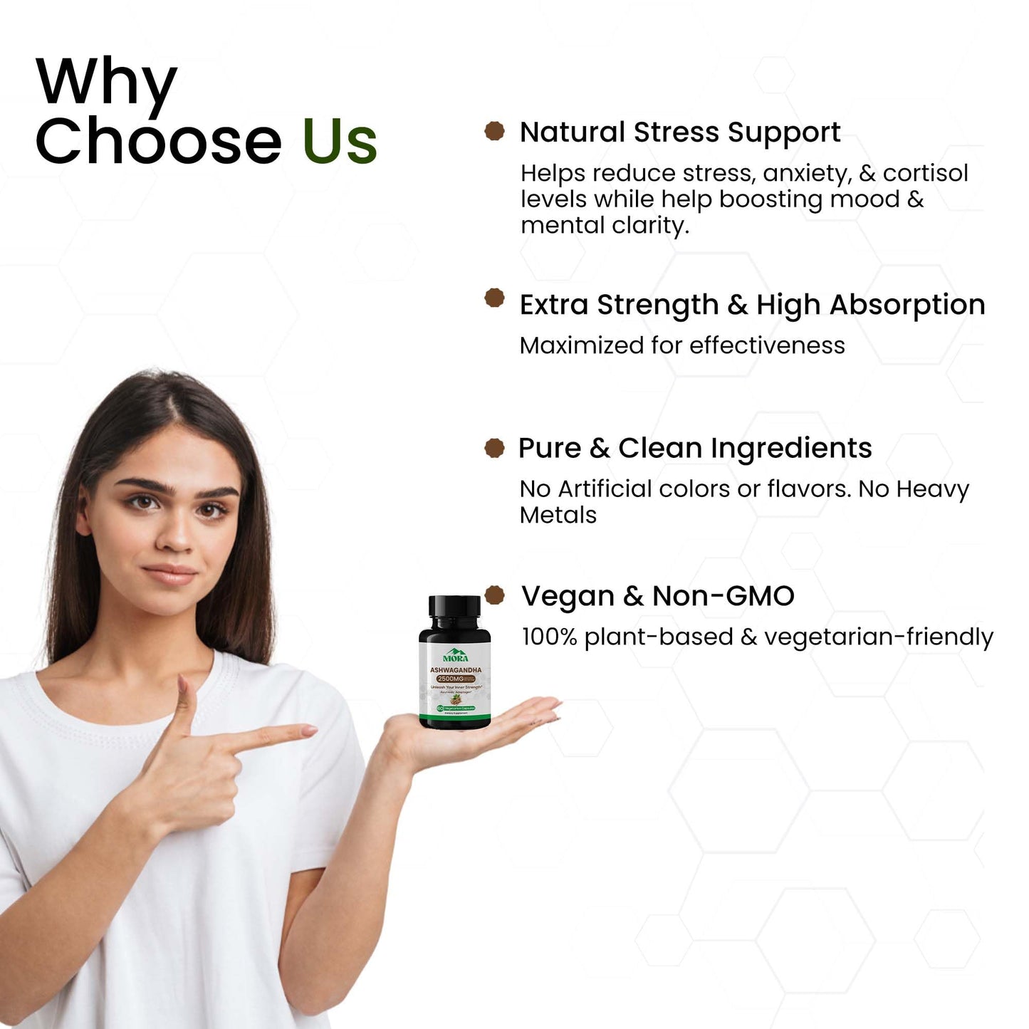 MORA IMPEX Ashwagandha Capsules 60 Capsules